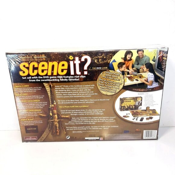 Scene It Pirates Of The Caribbean The DVD Game Brand New Factory Sealed - Picture 2 of 4